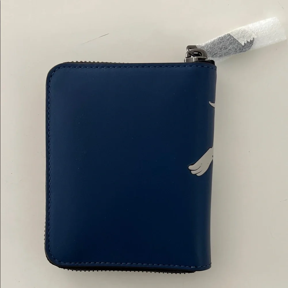 Coach Navy Dalmatian Zip Wallet - Picture 2 of 3